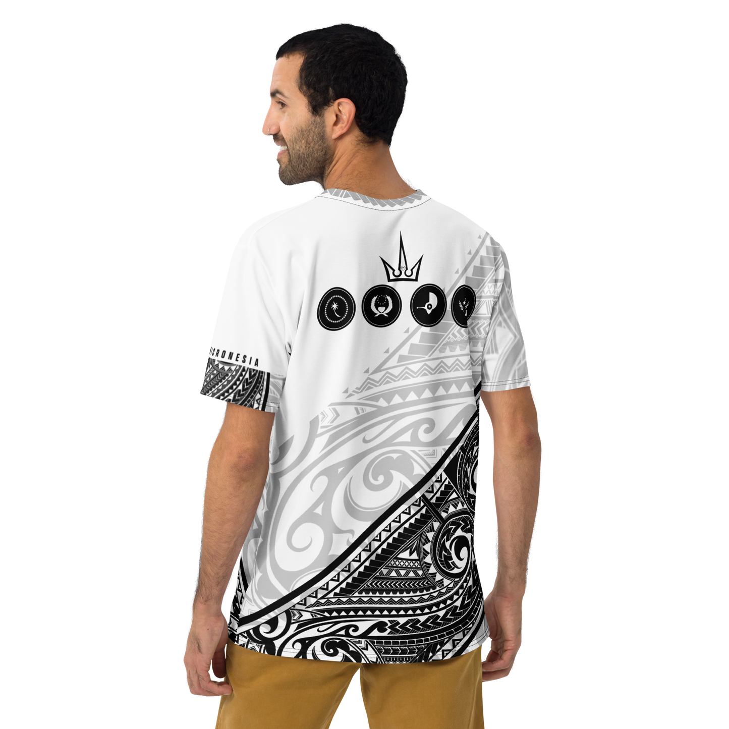 FSM breed Bulk Wht tribal Men's t-shirt