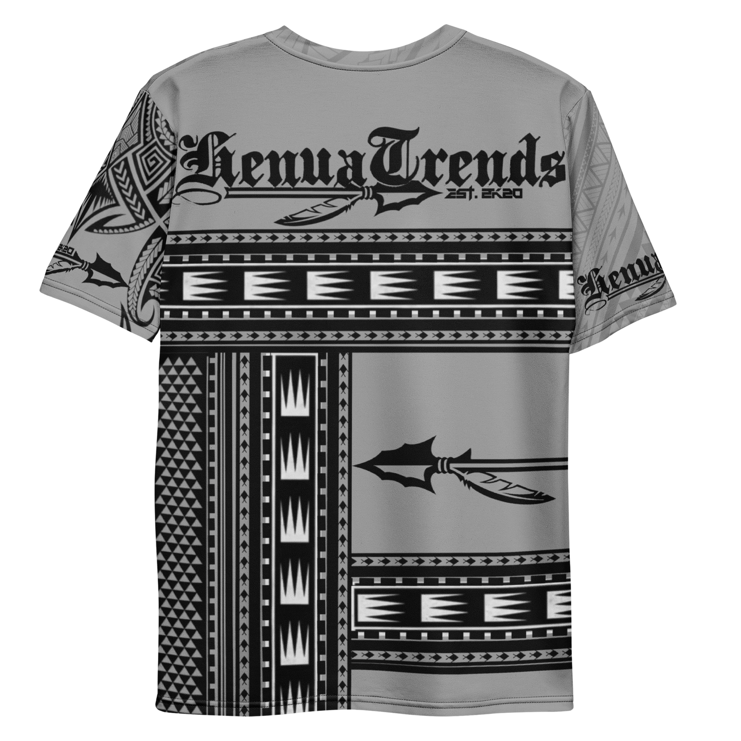 HENUATRENDs gray tribal t-shirt