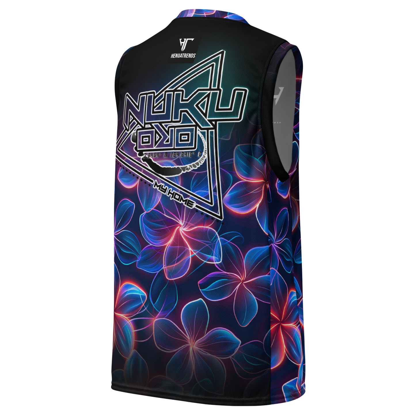 NEON bluemaria basketball jersey