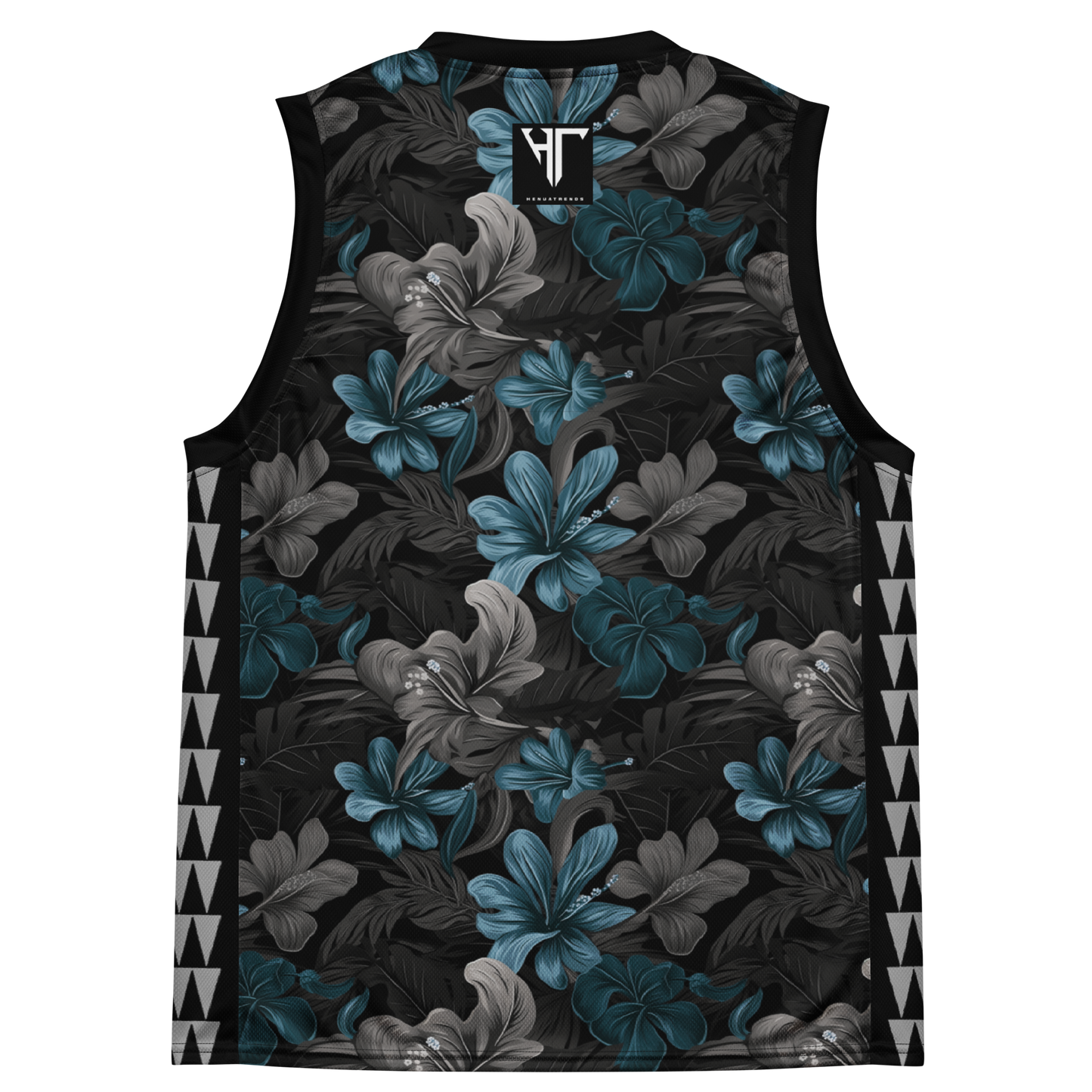 MICRONESIAN floral unisex basketball jersey