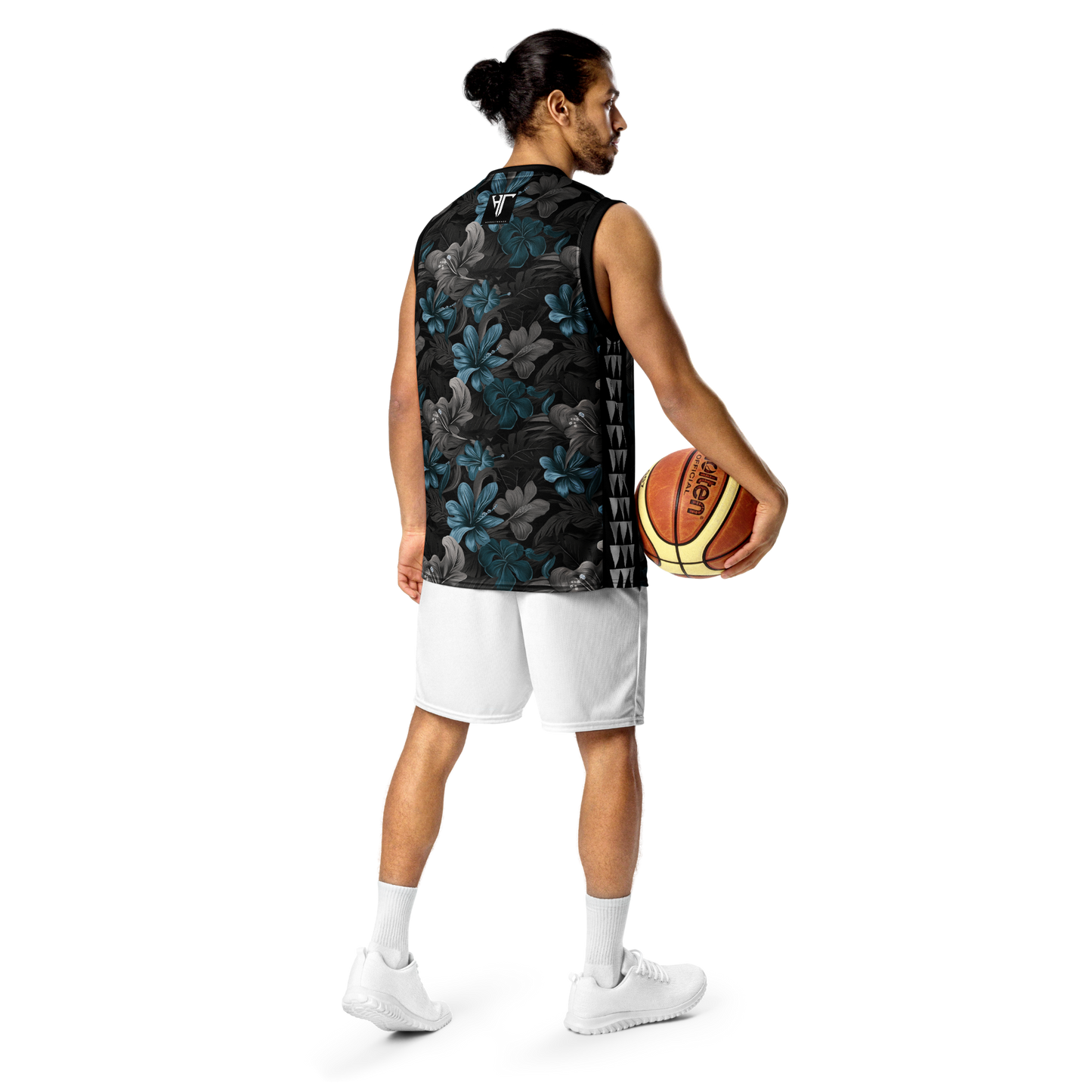 MICRONESIAN floral unisex basketball jersey