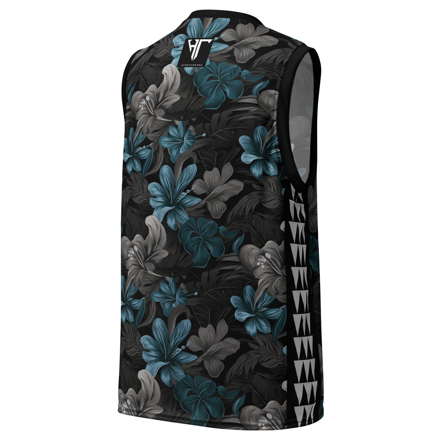 MICRONESIAN floral unisex basketball jersey