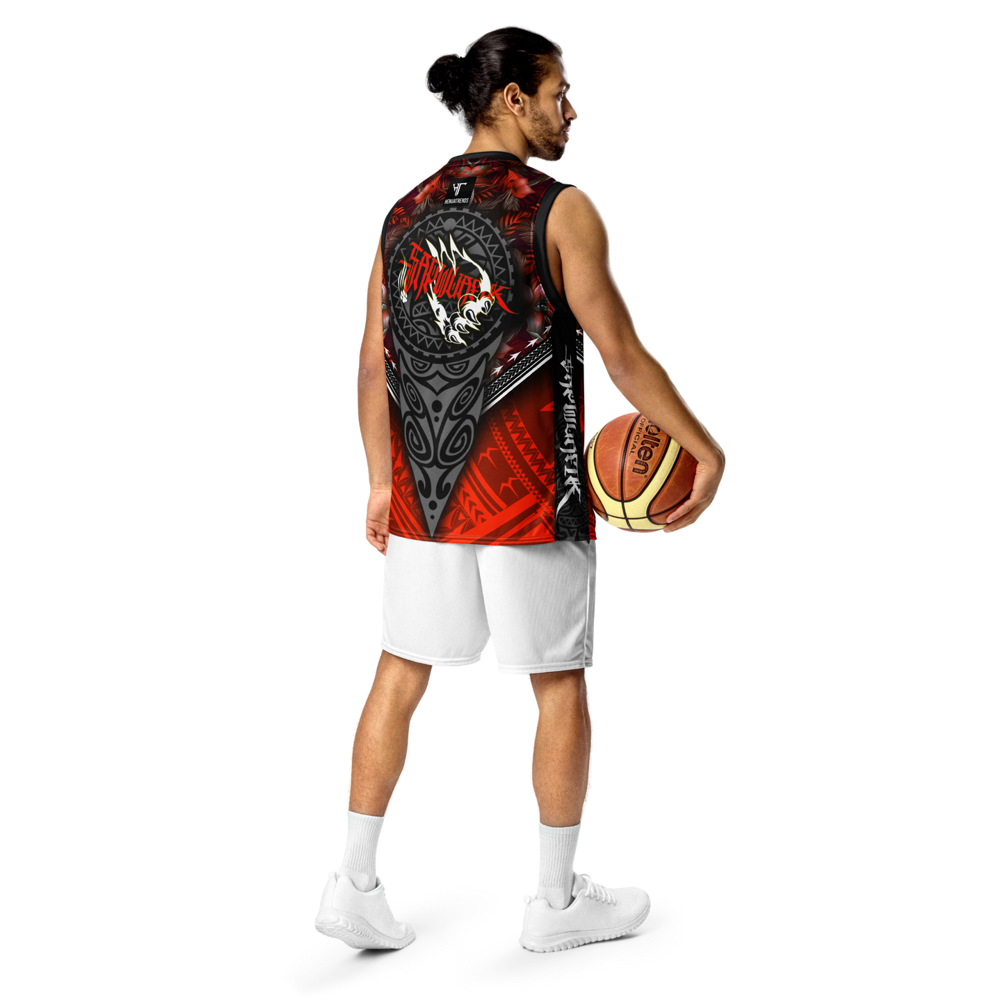 SAPWUAFIK TRIBAL RED unisex basketball jersey