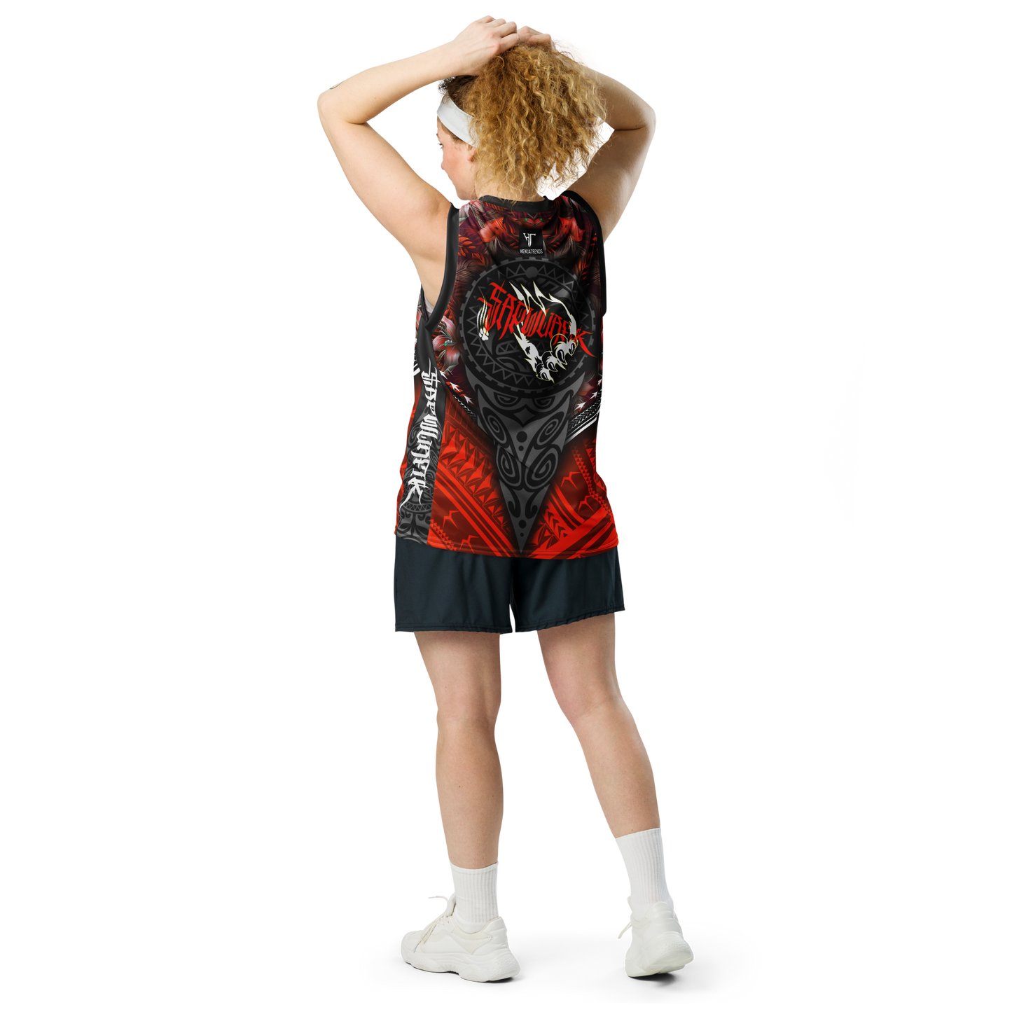 SAPWUAFIK TRIBAL RED unisex basketball jersey