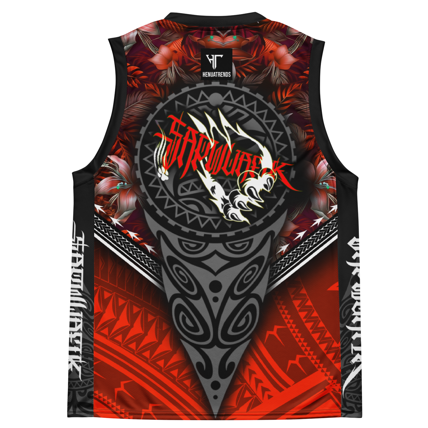 SAPWUAFIK TRIBAL RED unisex basketball jersey