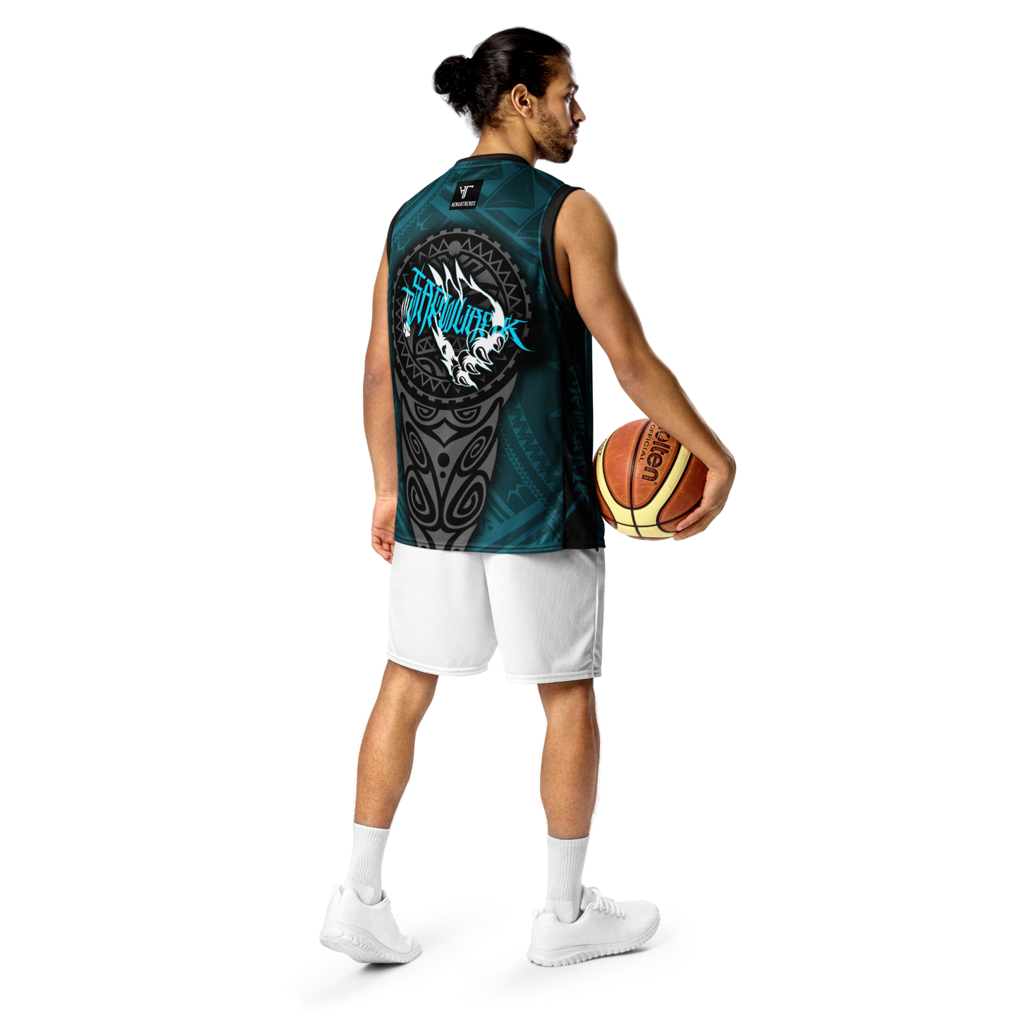 SAPWUAFIK TRIBAL BLUE unisex basketball jersey