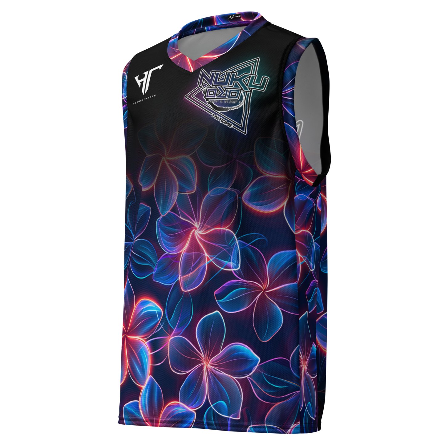 NEON bluemaria basketball jersey