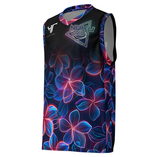 NEON bluemaria basketball jersey