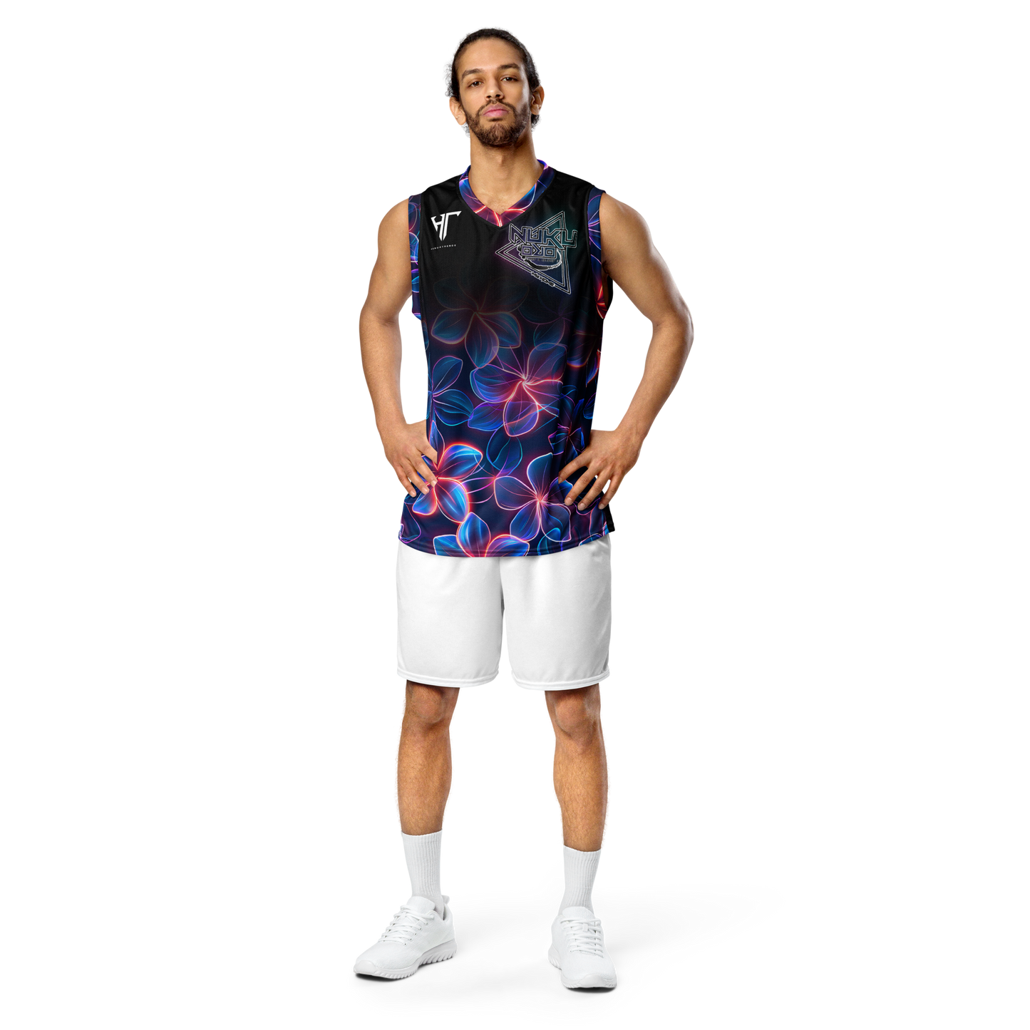 NEON bluemaria basketball jersey