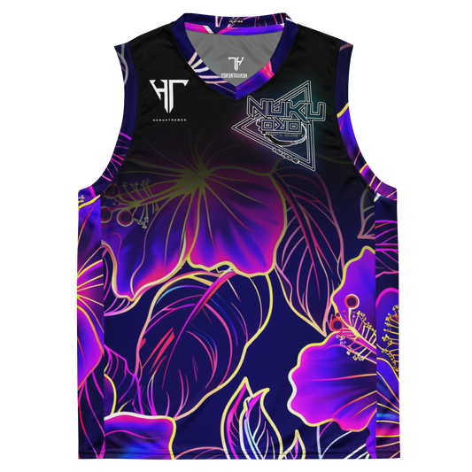 Neon Huamanu basketball jersey