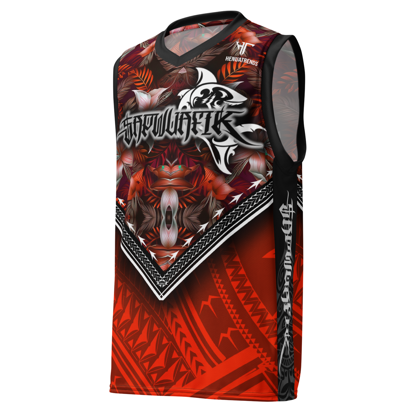 SAPWUAFIK TRIBAL RED unisex basketball jersey