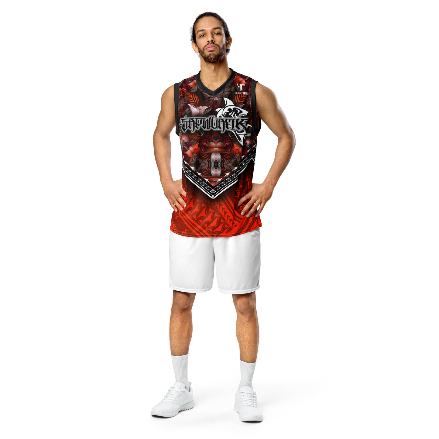 SAPWUAFIK TRIBAL RED unisex basketball jersey