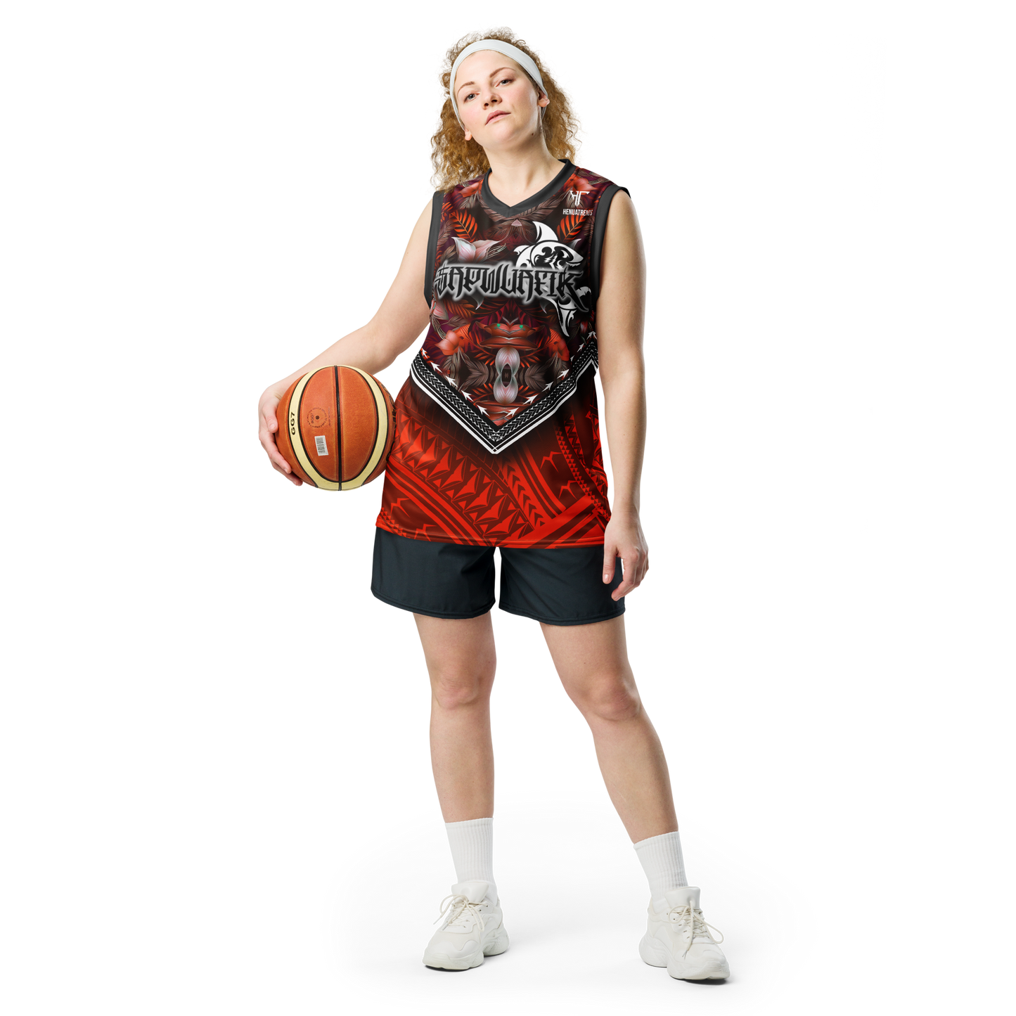 SAPWUAFIK TRIBAL RED unisex basketball jersey