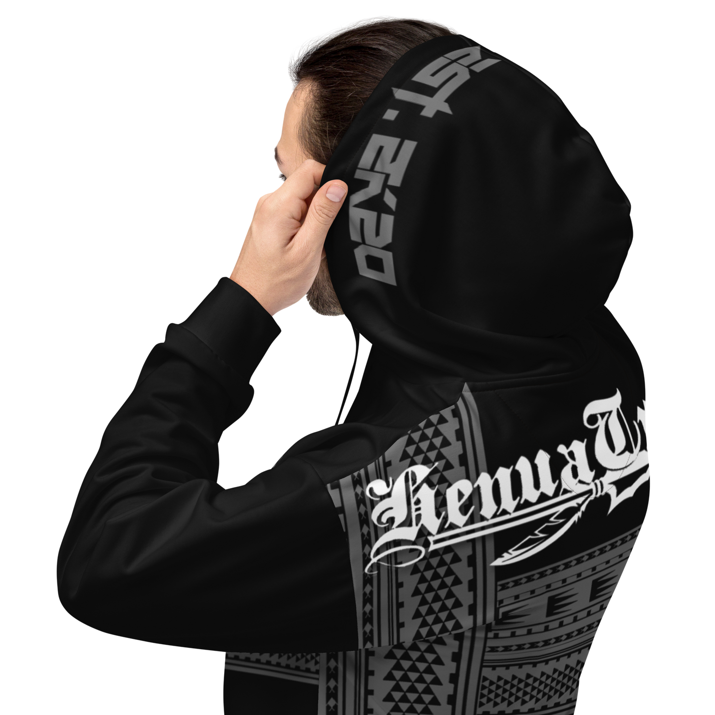 HENUATRENDS BLK TRIBAL Unisex Hoodie