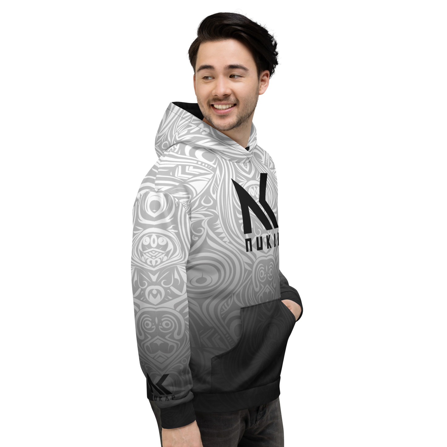 NUkAP light gray Unisex Hoodie