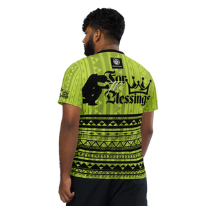 TY for the blessings Recycled unisex sports jersey