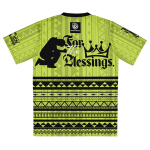 TY for the blessings Recycled unisex sports jersey