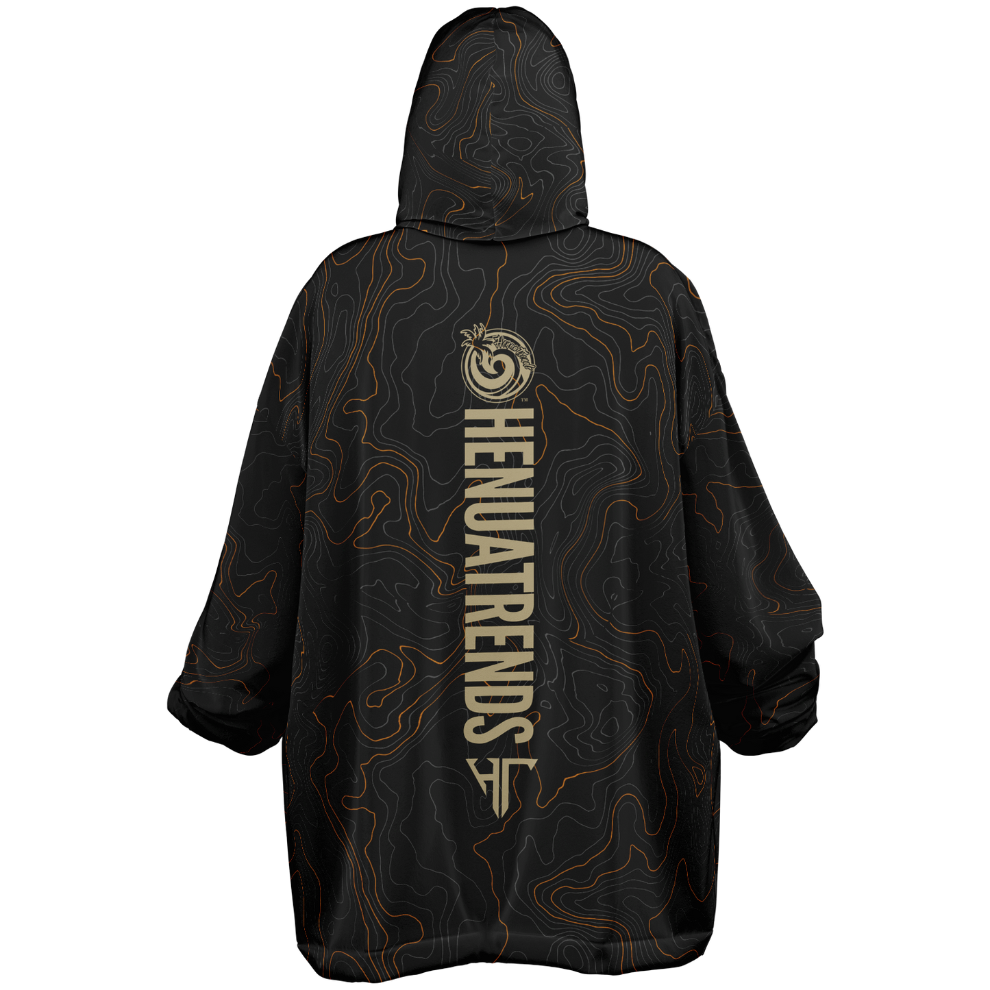 Henuatrends Snug Hoodie - AOP