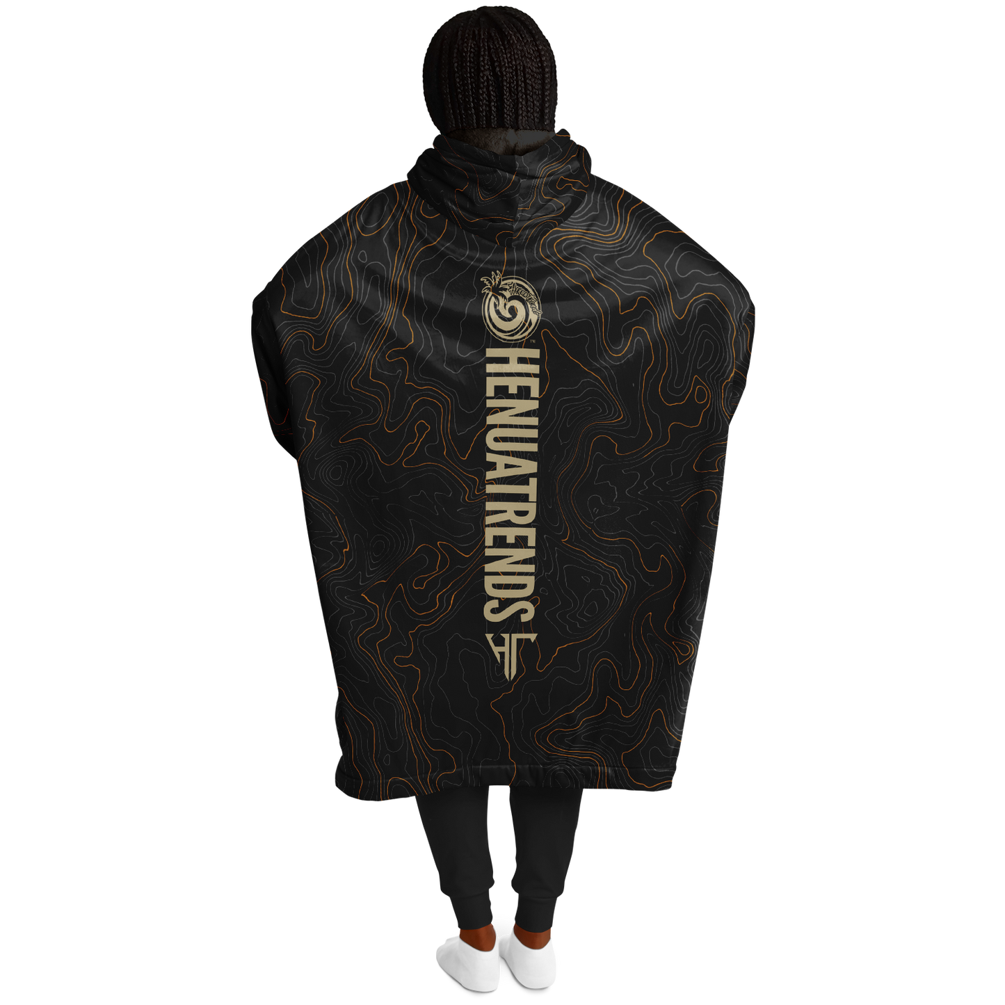 Henuatrends Snug Hoodie - AOP