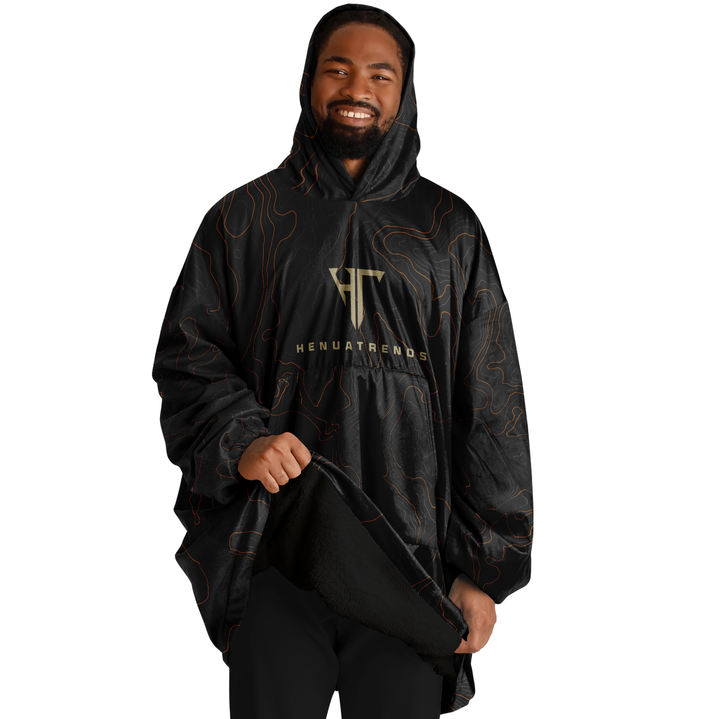 Henuatrends Snug Hoodie - AOP