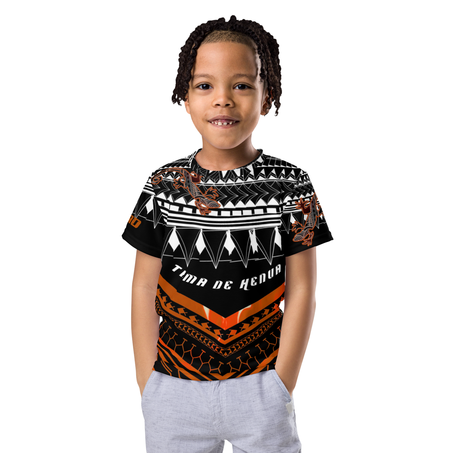 TAMA DE HENUA  Kids crew neck t-shirt