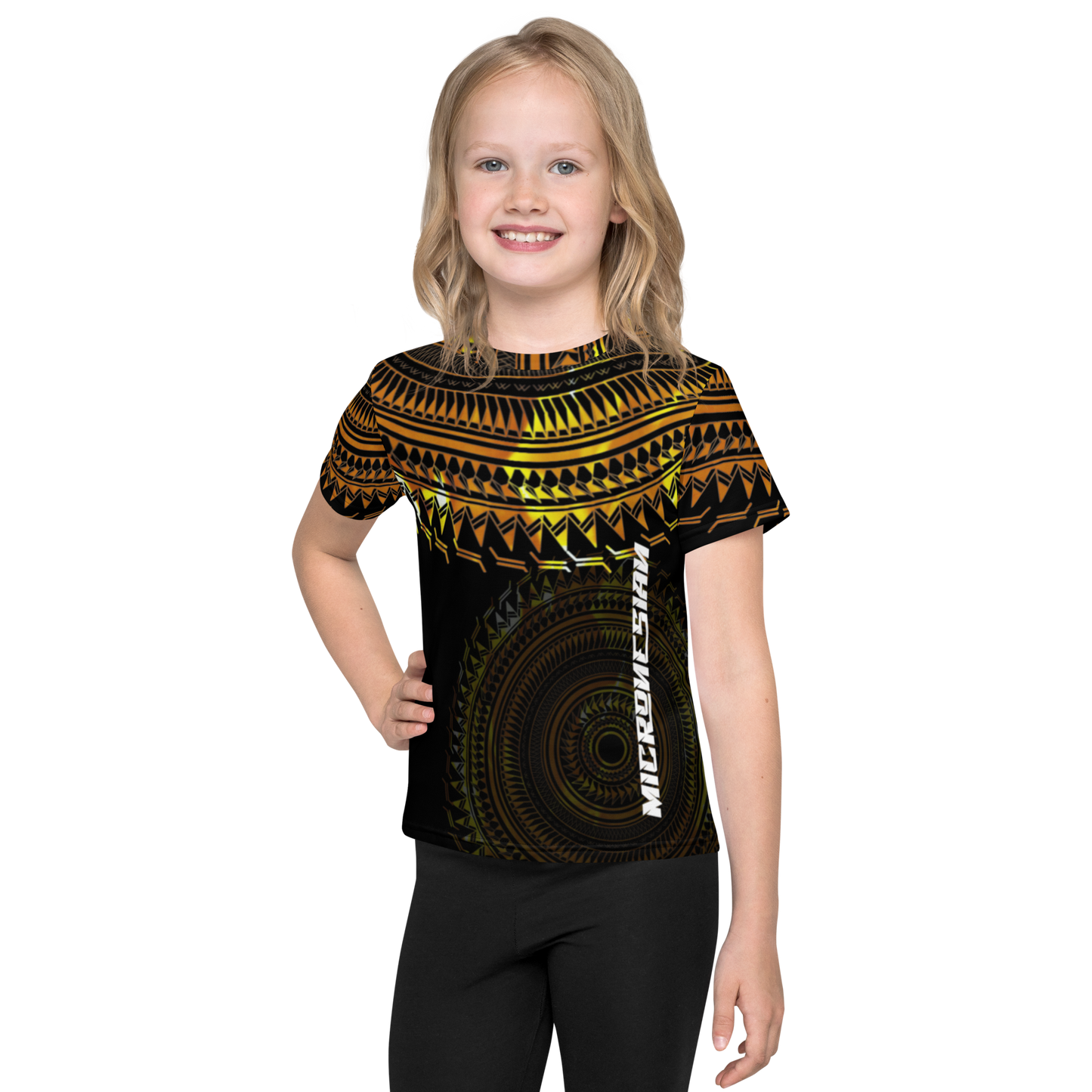 Blk&gold Micro Kids crew neck t-shirt