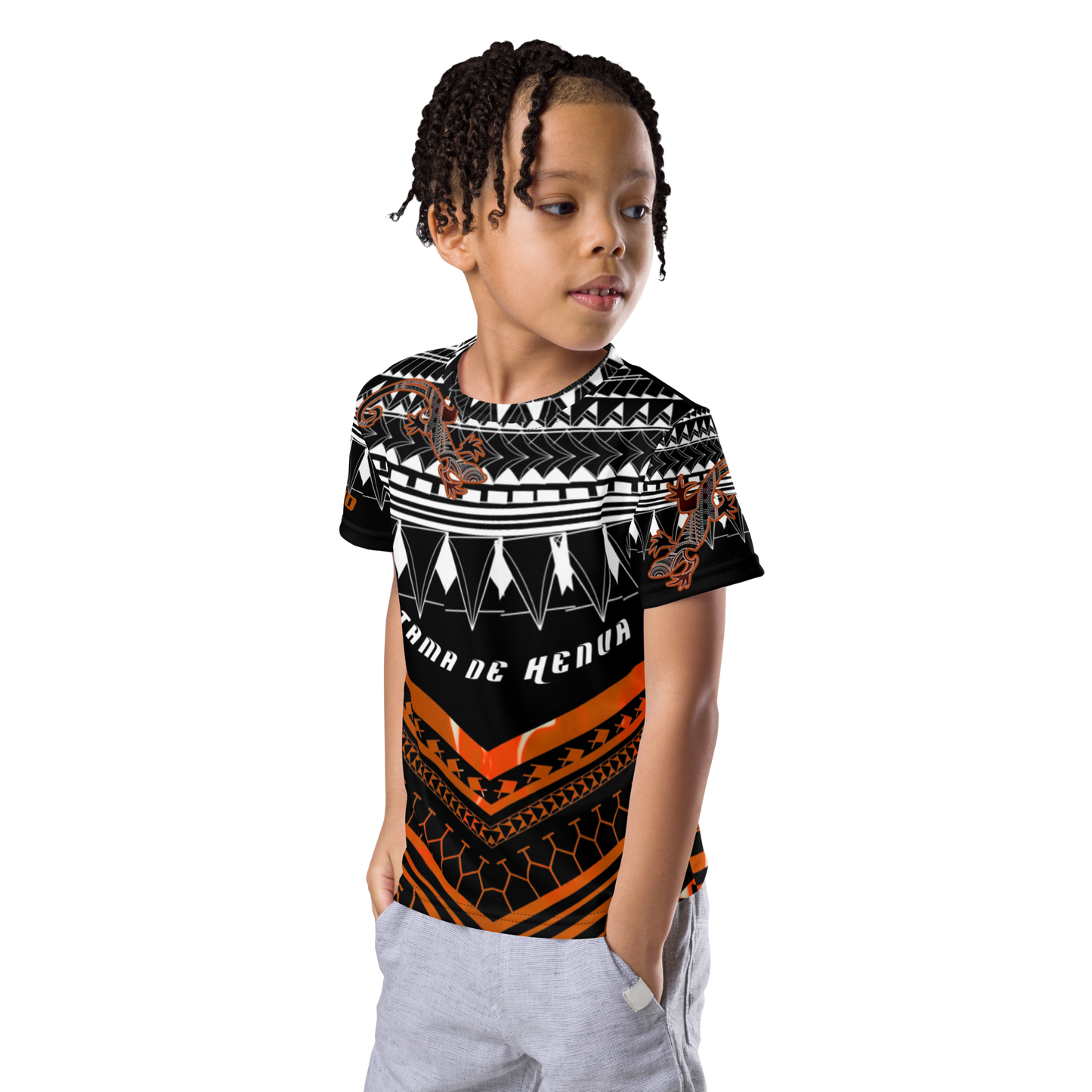 TAMA DE HENUA  Kids crew neck t-shirt