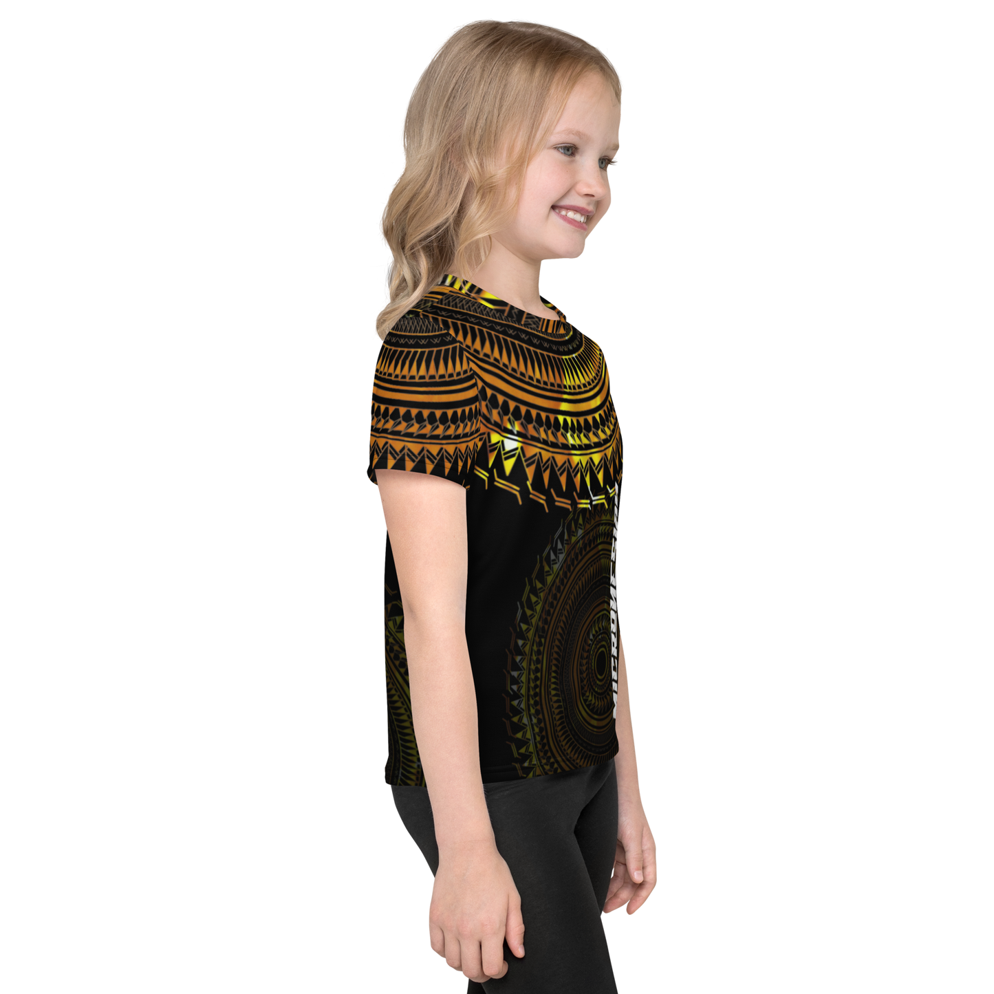 Blk&gold Micro Kids crew neck t-shirt