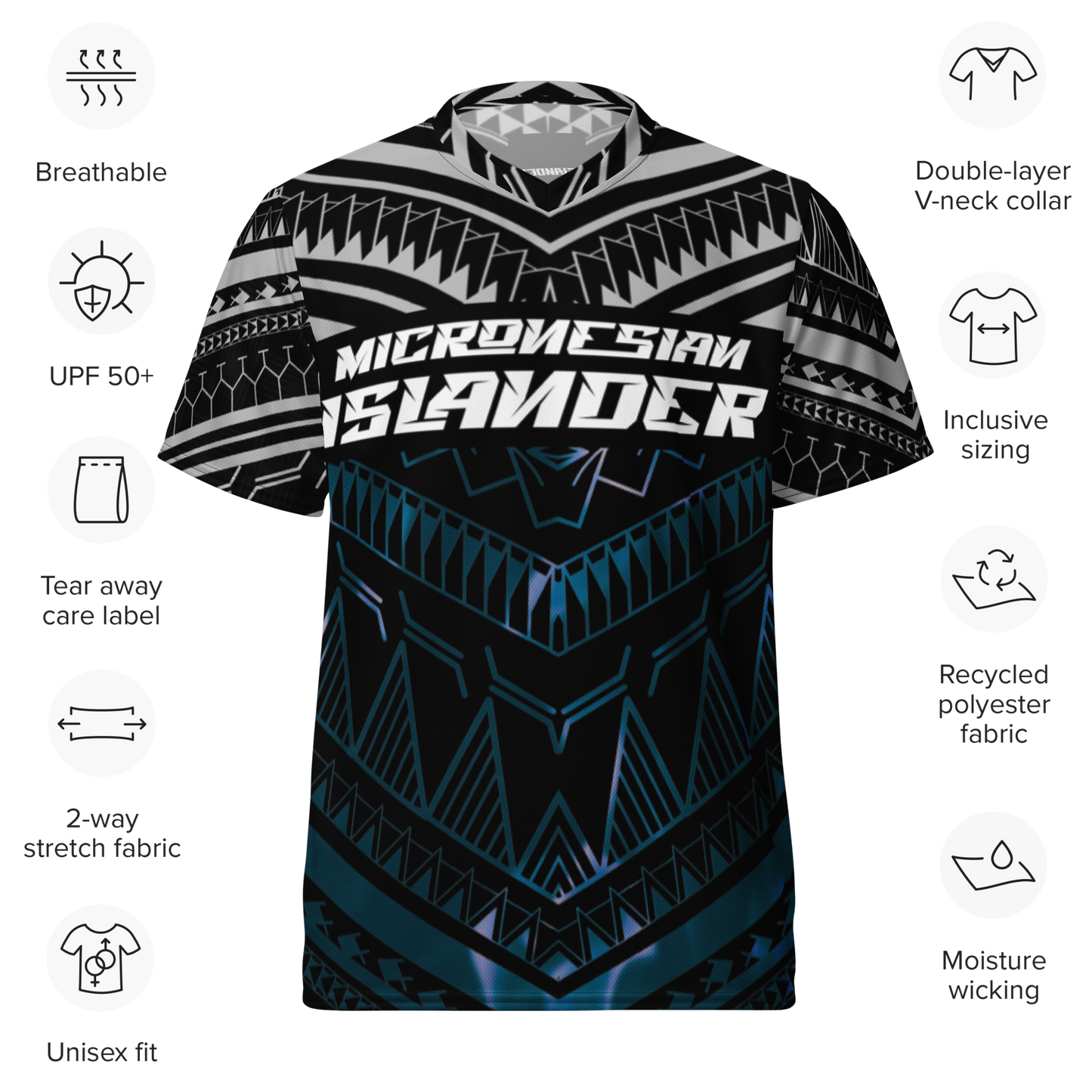 Micronesian Islander unisex sports jersey